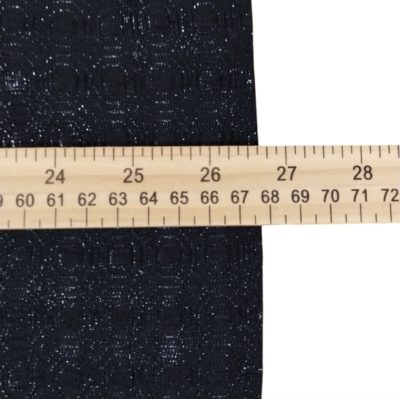 NWT Kay Unger New York Black Brocade Damask Cocktail Dress Empire Waist Size 16 - Picture 6 of 14